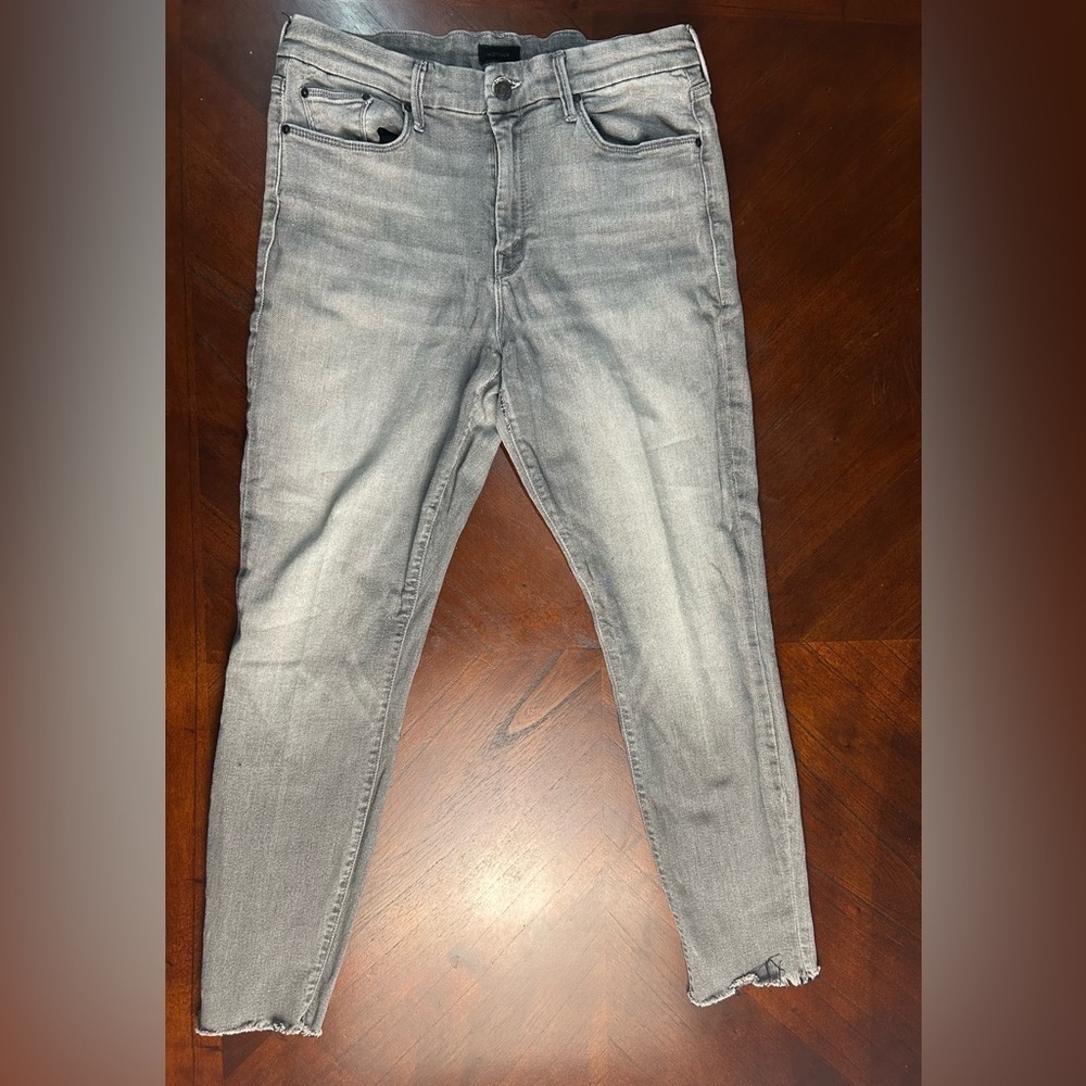 MOTHER Women's Gray Skinny Pants